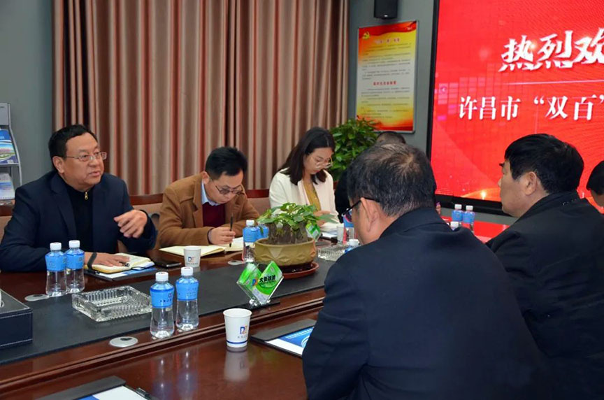 許昌市“雙百”企業(yè)人才工作組蒞臨大張公司調研(圖4)