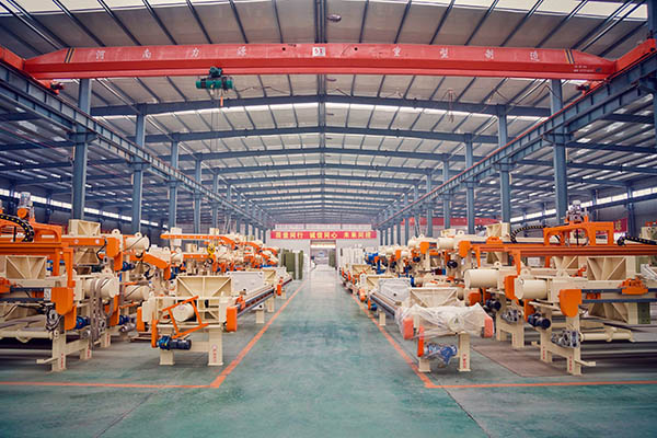 中國大陸中西部地區(qū)的隔膜壓濾機主要生產(chǎn)商(圖1)