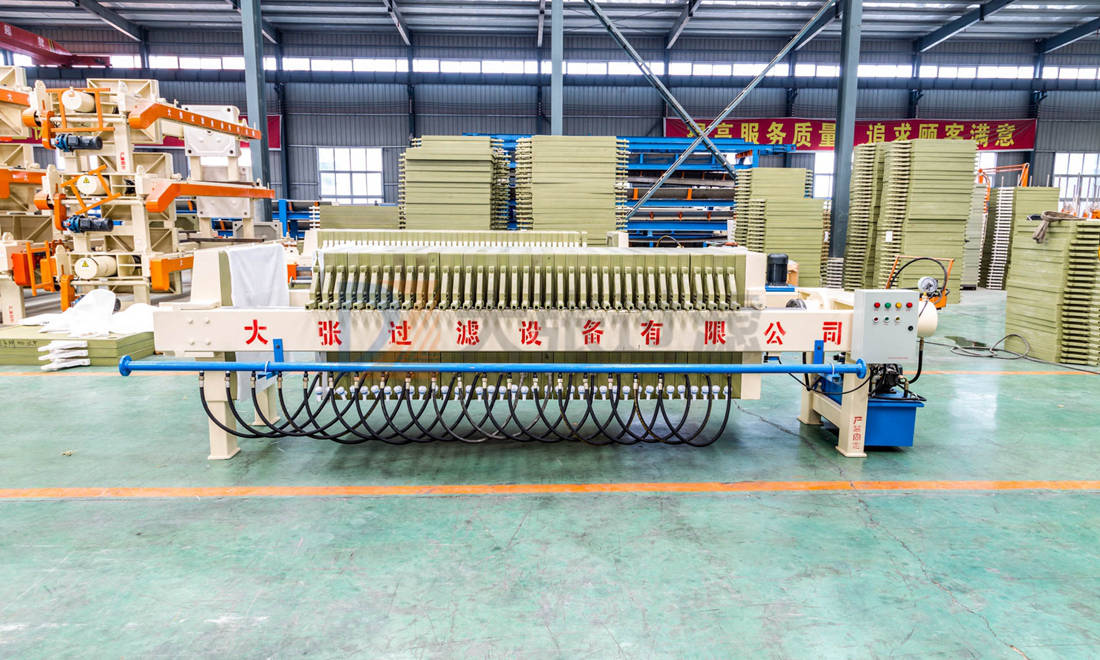 隔膜壓濾機(jī)污泥過濾的操作流程(圖1)